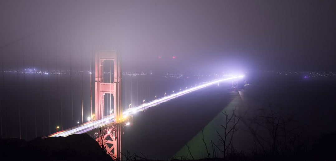 Golden Gate Bridge, After Dark, SF